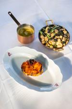 Den grillede havtaske var perfekt tilberedt... Foto: Cecilie Rolvung