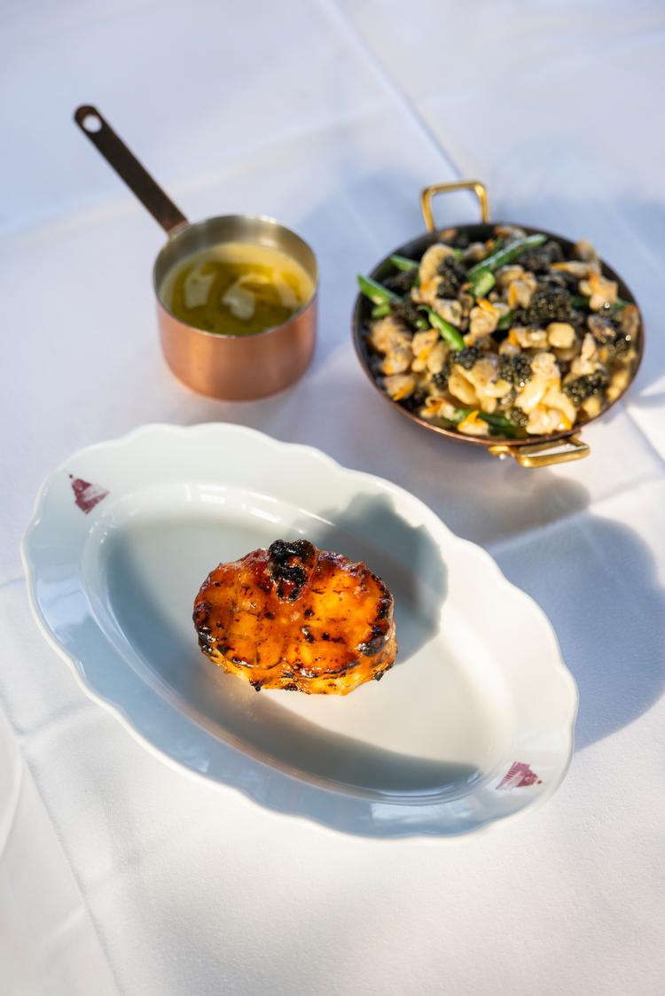 Den grillede havtaske var perfekt tilberedt... Foto: Cecilie Rolvung