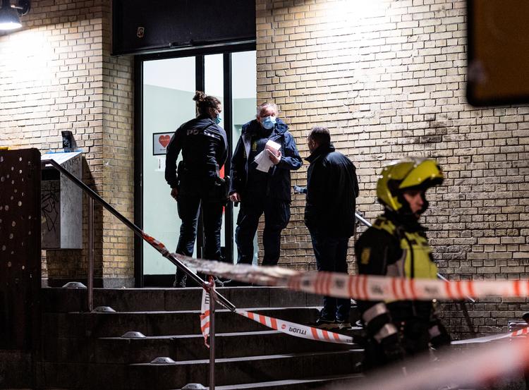 To personer er onsdag aften blevet stukket med kniv ved et stofindtagelsesrum i Kødbyen i København siger Dyre Sønnichsen vagtchef ved Københavns Politi til Ritzau Foto: Steven Knap/Ritzau Scanpix