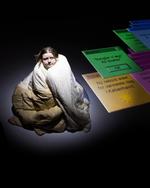 Laura Spottag Fog vil i rollen som Daisy ikke længere spille en birolle. Men hvordan revolutionerer man scenekunsten, når man ikke kan forlade sin seng?  Foto: Zuhal Kocan