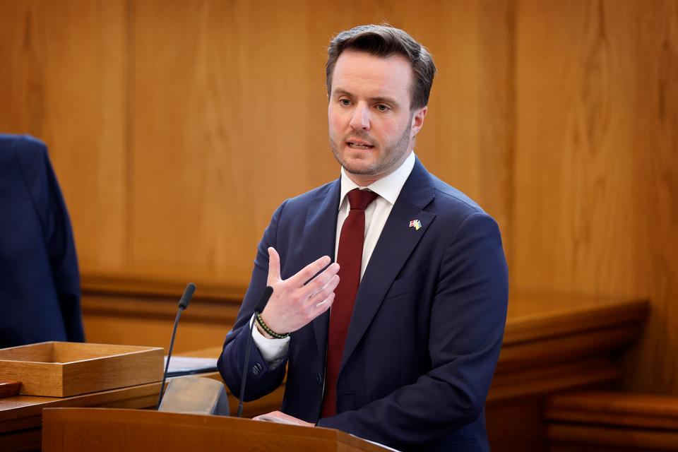  Hvad sker der, hvis USA annekterer Grønland? »Jeg er nødt til at sige, at det anser jeg slet ikke for at være et realistisk scenarium«, sagde Socialdemokraternes Simon Kollerup.  Foto: Jens Dresling