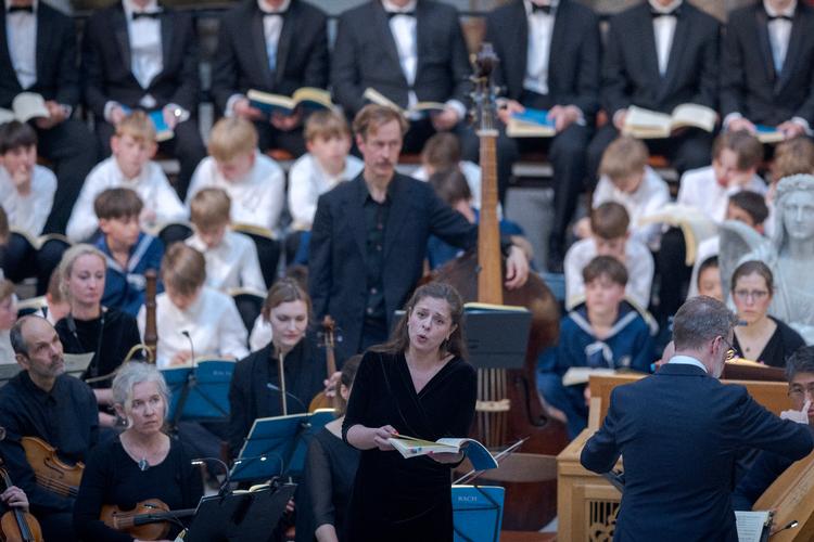 Sopransangeren Helena Schuback var en af de fremragende solister ved opførelsen af J.S. Bachs enorme 'Matthæuspassion'. Foto: Miriam Dalsgaard