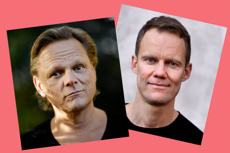 Sigurd Barrett (tv) og Niels Overgaard giver staldtips til ungdommen.  Originalfoto Miriam Dalsgaard / Pr-foto