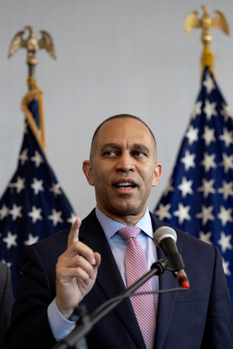 Hakeem Jeffries, demokraternes leder i Repræsentanternes Hus, er på besøg i Danmark. Foto: Finn Frandsen