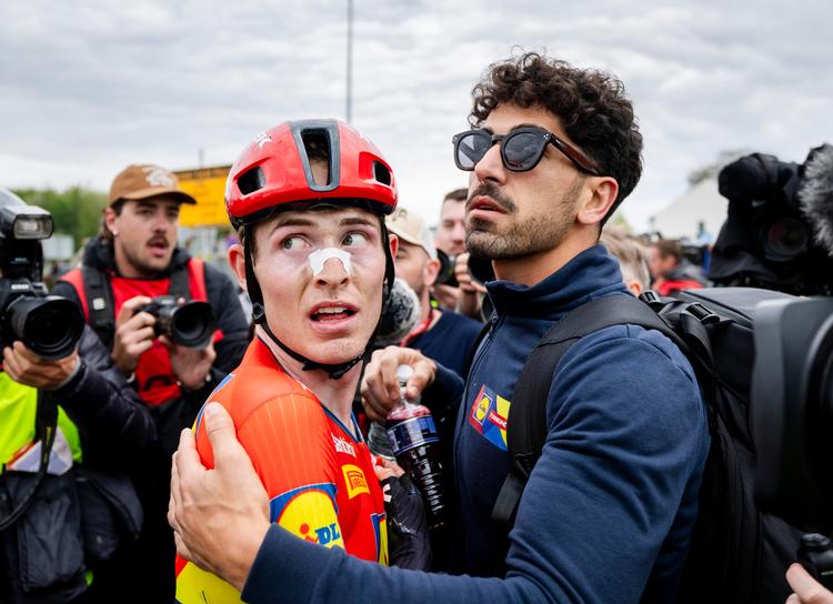 Mattias Skjelmose opnåede karrierens hidtil største triumf, da han vandt Amstel Gold Race for en uge siden. Foto: Marcel Van Hoorn/Ritzau Scanpix