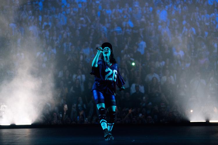 Billie Eilish had a photo ban at her concert in Copenhagen. Therefore, we are featuring a picture from a concert in Quebec City, Canada, way back in September 2024. Foto: Julia Spicer/The New York Times/Ritzau Scanpix