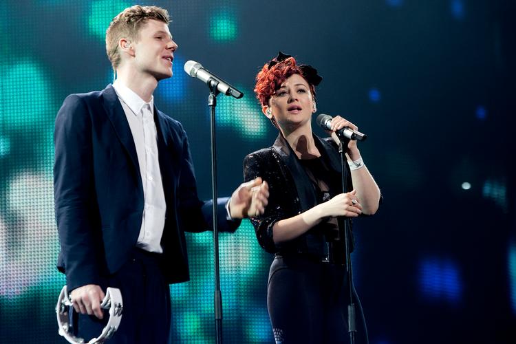 Alphabeat med Stine Bramsen og Anders Stig Gehrt Nielsen i front står bag hits som  ’Fascination’, ’10.000 Nights’ og ’The Spell’.  Foto: Peter Hove Olesen