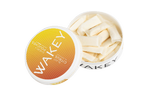 A can of Wakey caffeine pouches contains 20 pouches, each typically with 50 mg of caffeine. 
