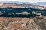 Israelske fly tømte deres last af bomber tæt på det syriske præsidentpalads i Damaskus.  Foto: Omar Haj Kadour/Ritzau Scanpix