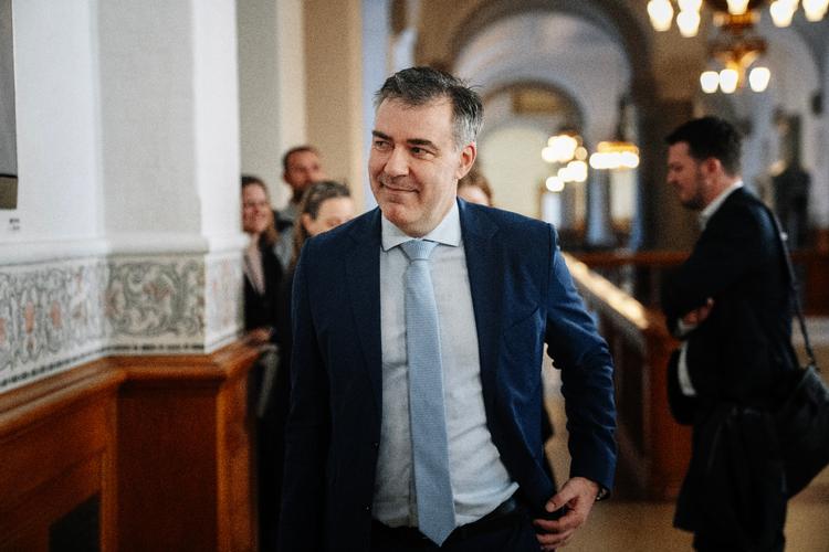 Klima-, energi- og forsyningsminister Lars Aagaard (M) vil gerne dele penge ud til projekter, der har med kernekraft at gøre.  Foto: Emil Agerskov