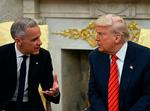 Canadas premierminister, Mark Carney, og USA's præsident, Donald Trump, i Det Hvide Hus. Foto: Jim Watson/Ritzau Scanpix