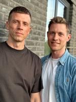 Henrik Andersen og Morten Jørgensen er gift og arbejder begge to som læger på Rigshospitalet. Om tre uger bliver de fædre til en lille pige.  Privatfoto 