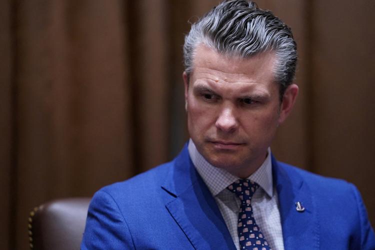 USA’s forsvarsminister, Pete Hegseth, har instrueret sit ministerium i, at det skal begynde at smide transkønnede ud af militæret fra 6. juni Foto: Nathan Howard/Ritzau Scanpix