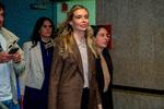 Kaja Sokola vidnede torsdag i retten i New York imod den tidligere filmproducent Harvey Weinstein, der er tiltalt for seksuelle overgreb på tre kvinder. I forvejen er han dømt for voldtægt i en anden sag. Foto: Pool/Ritzau Scanpix