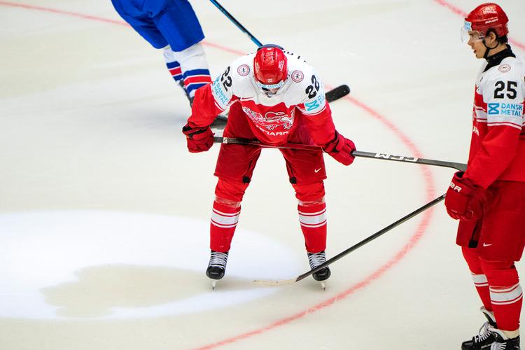 Markus Lauridsen og holdkammeraterne fik ørerne i maskinen mod de amerikanske favoritter. Foto: Bo Amstrup/Ritzau Scanpix