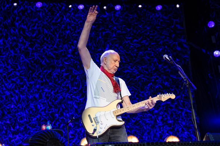 Pete Townshend og The Who er med sin bombastiske lyd blevet kaldt en forløber for punken.   Foto: Amy Harris/Ritzau Scanpix