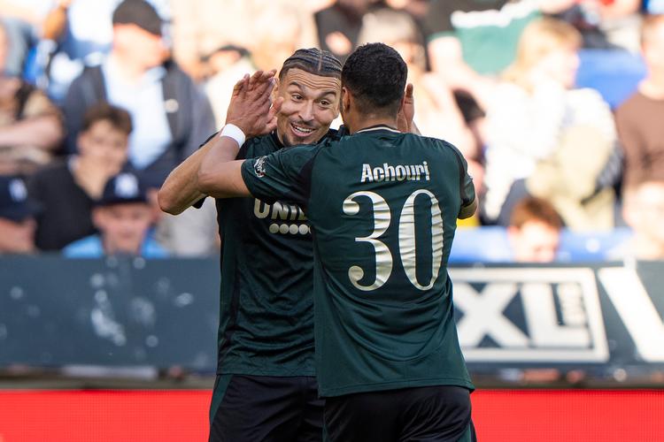 Jordan Larsson viste igen sin målnæse med to kasser. Foto: Bo Amstrup/Ritzau Scanpix