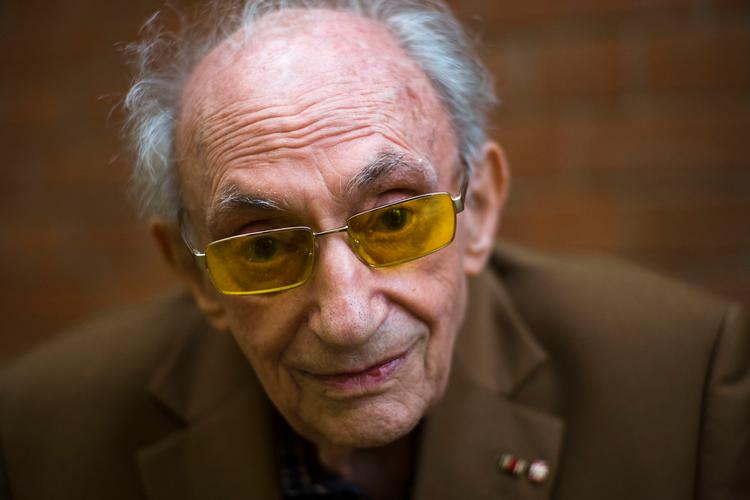 Walter Frankenstein fortalte i 2018 om børnehjemmet, han boede på i Berlin, da Krystalnatten udspandt sig. Arkivfoto: Markus Schreiber