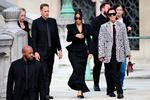 Kim Kardashian på vej fra retten ii Paris i maj efter at have vidnet. Foto: Leo Vignal/Ritzau Scanpix