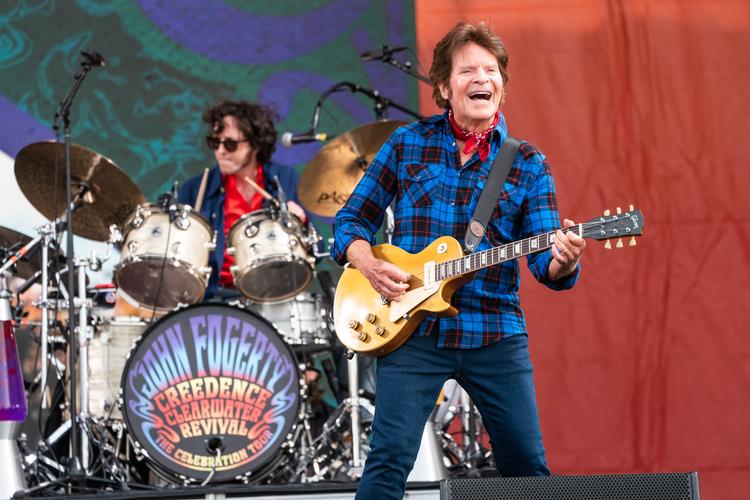 John Fogerty giver den stadig jævnligt gas på scenen. Her ved New Orleans Jazz &amp; Heritage Festival tidligere på året.  Foto: Amy Harris/Ritzau Scanpix