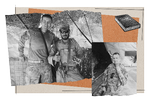 Som soldat i det amerikanske forsvar har Morgan flere gange været udsendt til europæiske lande og to gange til Afghanistan. Collage: Christine Vierø Larsen. Originalfoto: Privat, Finn Frandsen, Freepik