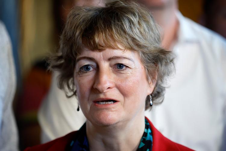  Line Barfod har samlet flertal i Borgerrepræsentationen imod Folketingets Præsidiums omstridte beslutning om, at emnet ’Anerkend Palæstina som selvstændig stat’ ikke skal debatteres ved skolevalget. Foto: Jens Dresling