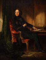 Den unge, lapsede Charles Dickens malet af vennen Daniel Maclise. Foto: Album / Prisma/Ritzau Scanpix