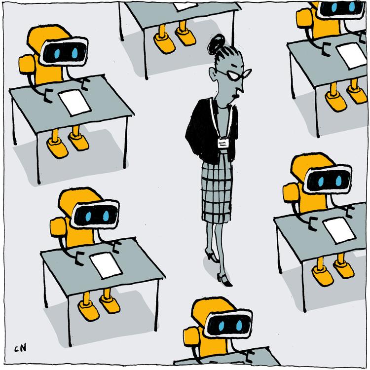 Ai skal ændre måden at undervise på i danskfaget, siger gymnasielærere. Foto: Claus Nørregaard/POLITIKEN