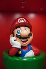 »It's-a meeeee, Maaaario!«. Super Mario er planetens mest kendte spilfigur. Den japansk-italienske blikkenslager fik sin spildebut i 1983. Nu er Marios ejer, Nintendo, klar med en ny spilkonsol. Foto: Sebastian Stryhn Kjeldtoft