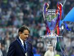 Simone Inzaghi efter Champions League-finalen i lørdags, hvor det ikke lykkedes ham at få fingrene i vinderpokalen. Foto: Kai Pfaffenbach/Ritzau Scanpix