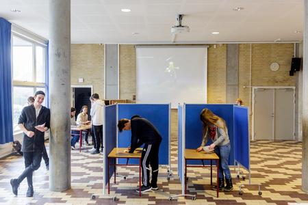Skolevalg på Sankt Annæ Skole,. Arkivfoto.  Foto: Mads Nissen
