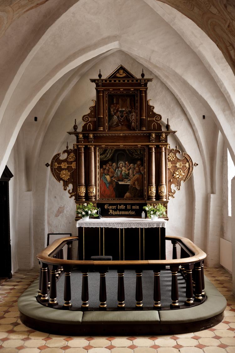 »Alt lys er slukket i Tømmerup kirke« var der nogen fra byen, der skrev på sociale medier, da præsten blev dømt. ​
 Foto: Jacob Ehrbahn