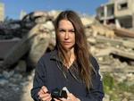 Olga Cherevko er talsperson for OCHA, FN's kontor for koordinering af humanitær indsats, og som har base i Gaza. 