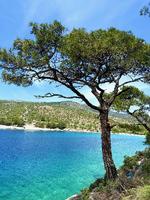 Man kan sagtens finde strande, der både er fri for liggestole og mange turister på Thassos.  
