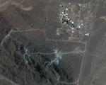 Dette satellitbillede fra i går viser Natanz-antomanlægget i Iran.  Foto: Handout/Ritzau Scanpix