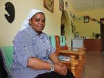 Den 44-årige katolske nonne Eugenia Mshana står i spidsen for et netværk af godt 30 tanzanianske nonner, der siden 2021 hjulpet myndighederne med at dæmme op for menneskehandel.  Foto: Nana Fischer