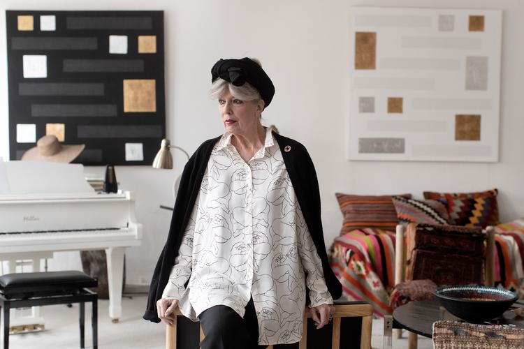 I vinter udgav Suzanne Brøgger bogen 'Mischling', som gav anledning til et interview i Skønlitteratur på P1. Det var knaldgod radio - ikke mindst på grund af katten Else.    Foto: Peter Hove Olesen