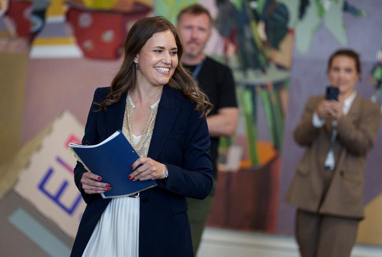 Europaminister Marie Bjerre (V) har siden august været på 157 flyrejser, besøgt alle øvrige 26 EU-lande samt syv kandidatlande. Foto: Liselotte Sabroe/Ritzau Scanpix