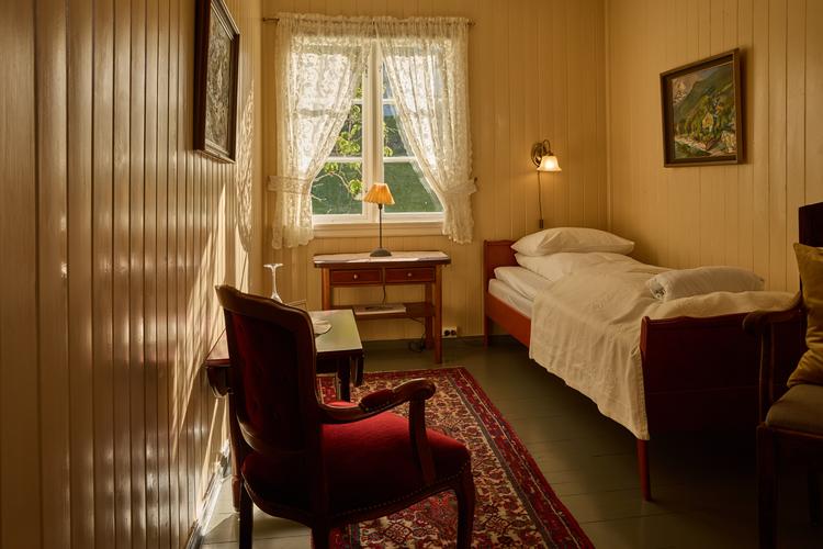 På Utne Hotel får man lidt samme fornemmelse som den, man får, når man besøger de bedste af de danske badehoteller. Foto: Mikkel Bækgaard