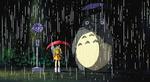 I 'Min nabo Totoro' møder to søstre en venlig skovånd, der hjælper dem med at finde ro i en verden af sorg og forandring. Foto: Still fra filmen