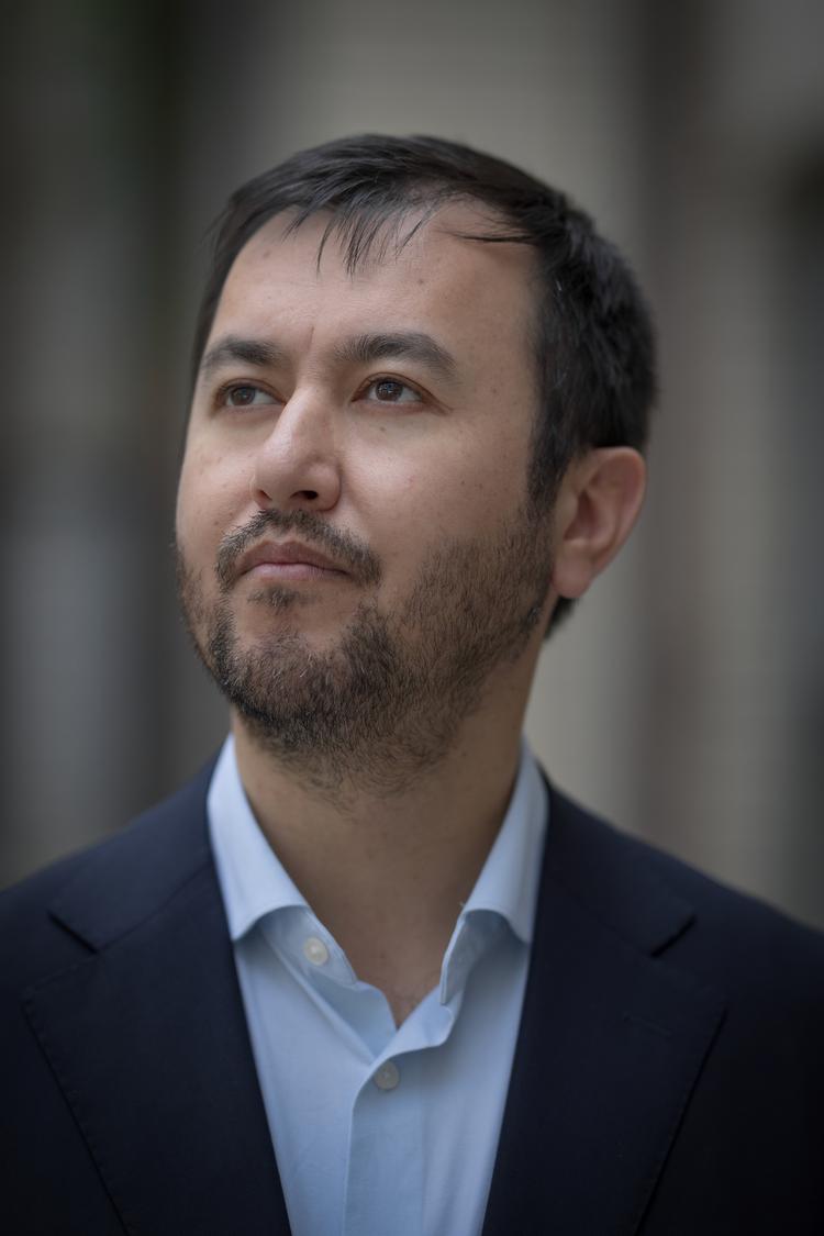 Den prisvindende afghanske journalist Lotfullah Najafizada har stiftet det afghanske eksilmedie Amu TV.  Foto: Miriam Dalsgaard