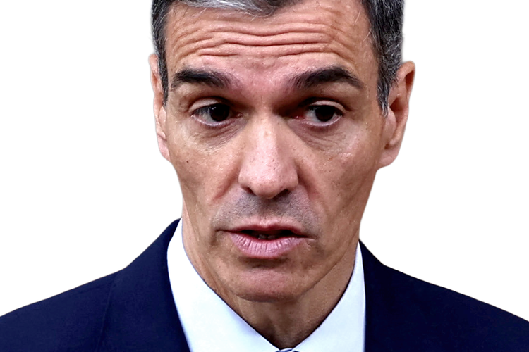 Premierminister Pedro Sanchez fra Spanien kæmper med et politisk pres på hjemmefronten og har nu også tilkaldt sig Donald Trumps negative opmærksomhed på de bonede gulve under Nato-topmødet. Foto: Pedro Sanchez/Ritzau Scanpix