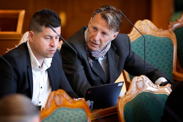 To af de frafaldne moderater, løsgængerne Mike Fonseca (t.v.) og Jon Stephensen, er i centrum i sag om Moderaterne.   Foto: Jens Dresling