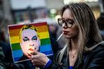 Politiet i Ungarn nedlagde for lidt over en uge siden forbud mod pridemarchen. Foto: Marton Monus/Ritzau Scanpix