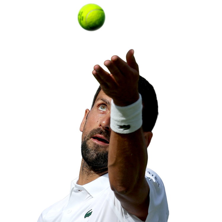 De seneste seks Wimbledon-finaler har haft Novak Djokovic som deltager, men nu er serberen blevet 38 år, og to unge udfordrere har fordelt de seneste seks grandslam-titler ligeligt mellem sig, Foto: Paul Childs