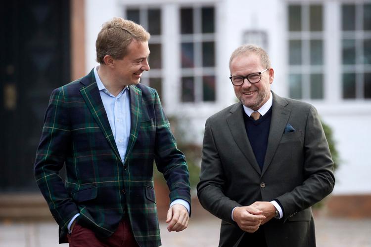 René Christensen var i november 2022 manden, DF-formand Morten Messerschmidt tog med til Marienborg, da der var regeringsforhandlinger.  Foto: Jens Dresling