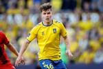 Brøndby og Norwich City er nået til enighed om et salg af den 23-årige angriber, Mathias Kvistgaarden, oplyser Brøndby. Foto: Jens Dresling