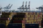 Containere i havnen i Los Angeles i USA. Foto: Daniel Cole/Ritzau Scanpix