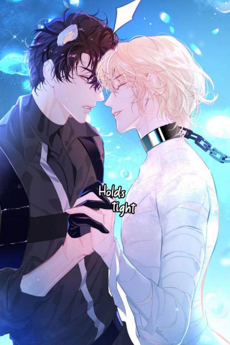 Chunian og Rimbaud dyrker den forbudte kærlighed i tegneserien 'The Falling Merman' af Lin Qian. Men kærlighed mellem mænd er i stigende grad forbudt i Kina. Foto: Screenshot
