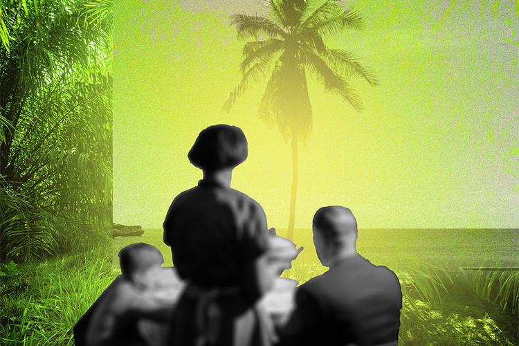 Kollage: Christine Vierø Larsen. Originalfoto: Miriam Dalsgaard, Mads Nissen, Erik Gleie